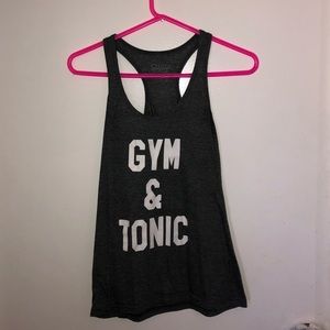 Graphic gym tank